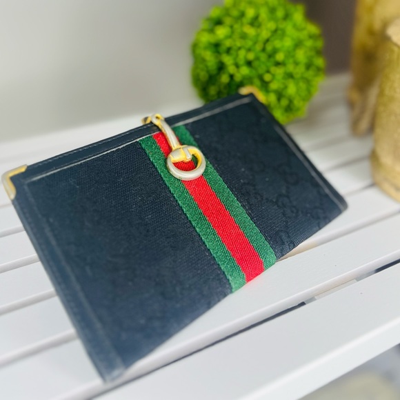 100% authentic Gucci canvas, vintage wallet - Picture 4 of 7